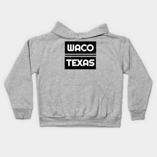 texas waco t-shirt Kids Hoodie